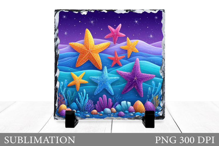 Starfish Sublimation. Starfish Slate Sublimation