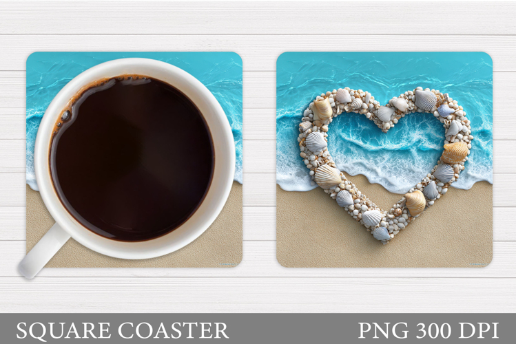 Sea Coaster Design. Sea Sublimation