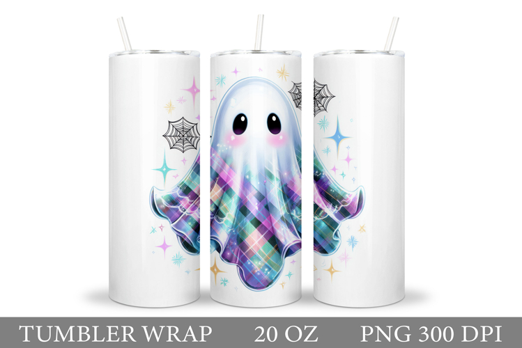 Ghost Tumbler Sublimation. Halloween Tumbler Design
