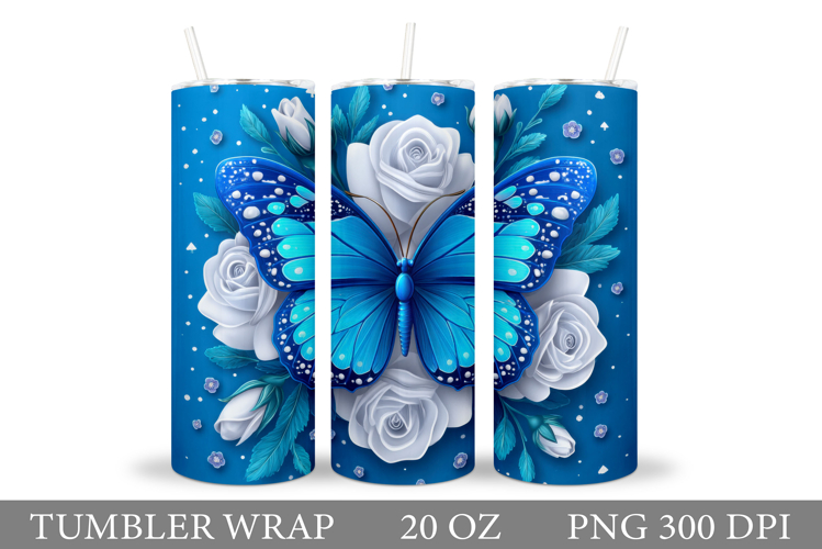 Blue Butterfly Clipart Image 15