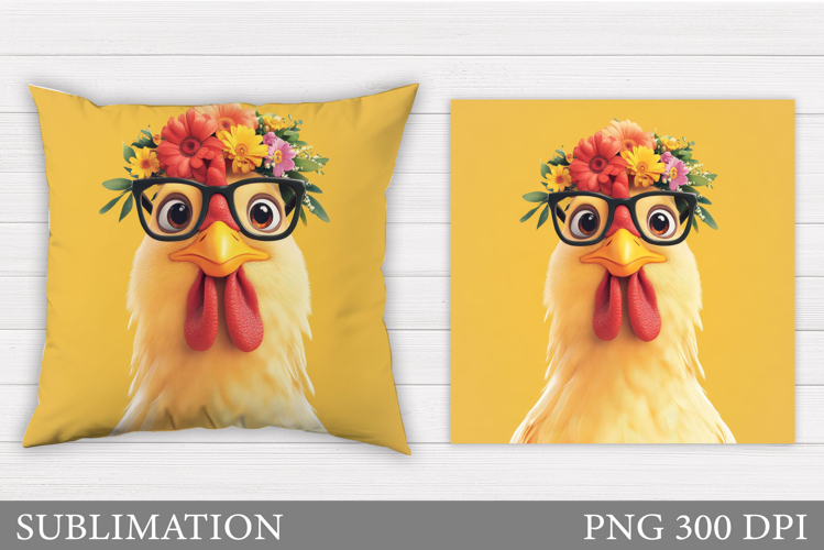 Cute Chicken Clipart Image 24