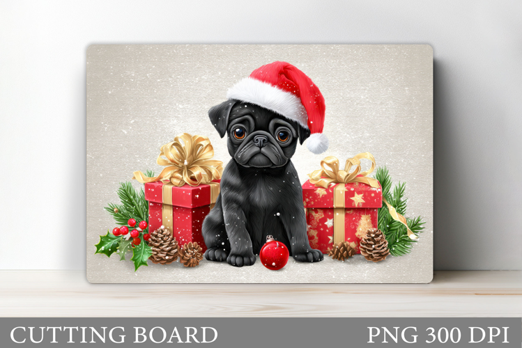 Christmas Dog Cutting Board. Christmas Cutting Board Design