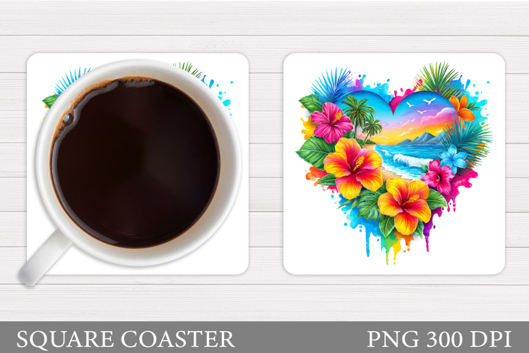 Sea Coaster Design. Sea Sublimation