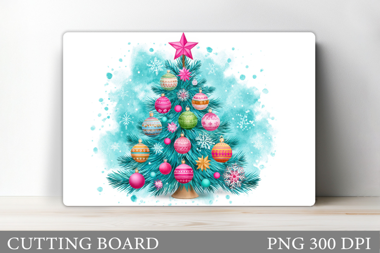 Christmas Tree Cutting Board. Kitchen Cutting Board Design