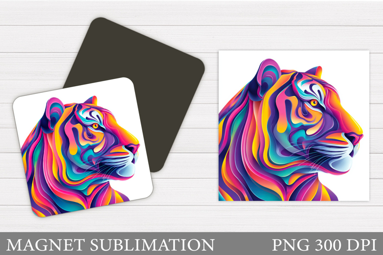 Tiger Magnet Design. Tiger Sublimation