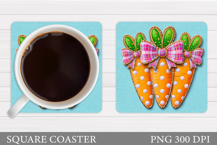 Carrot Coaster Design. Carrot Sublimation