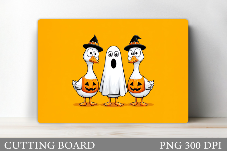 Halloween Goose Cutting Board. Halloween Cutting Board