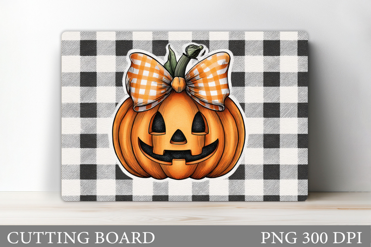Halloween Pumpkin Cutting Board. Halloween Cutting Board