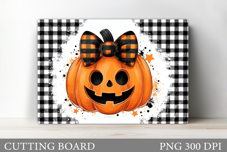 Halloween Cutting Board. Pumpkin Cutting Board Sublimation