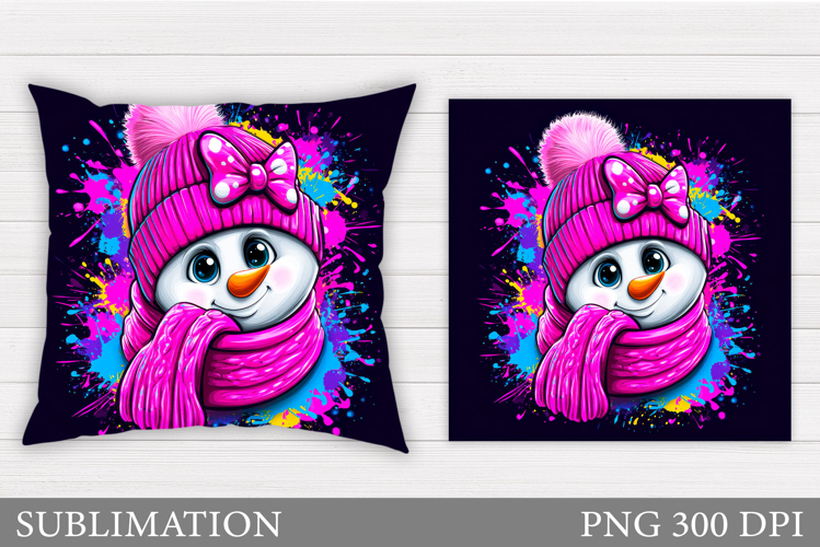 Christmas Penguin Pillow. Christmas Pillow Design