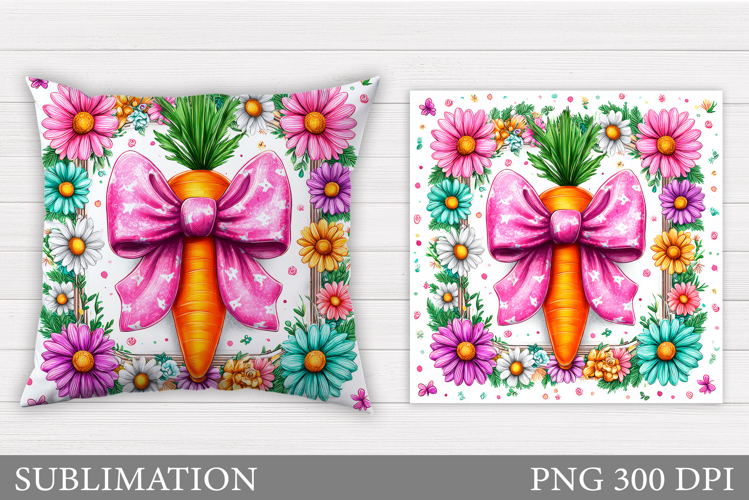 Carrot Pillow Design. Carrot Sublimation