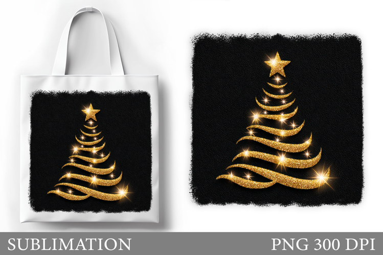 Christmas Tree Tote Bag. Christmas Tote Bag Design