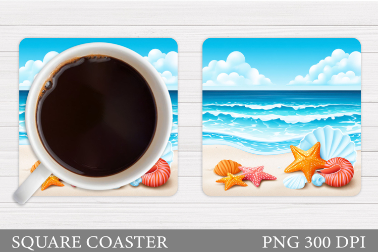 Sea Coaster Design. Sea Sublimation