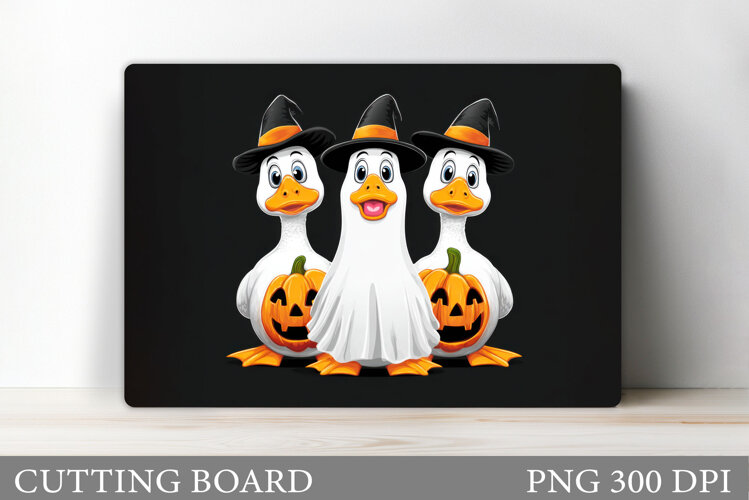 Halloween Goose Cutting Board. Halloween Cutting Board example image 1