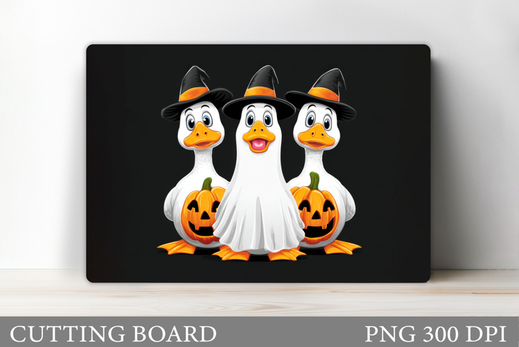 Halloween Goose Cutting Board. Halloween Cutting Board
