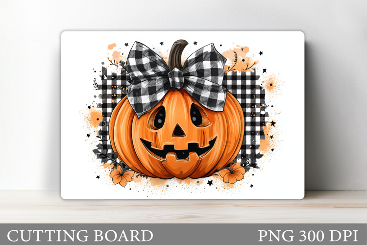 Halloween Pumpkin Cutting Board. Halloween Cutting Board