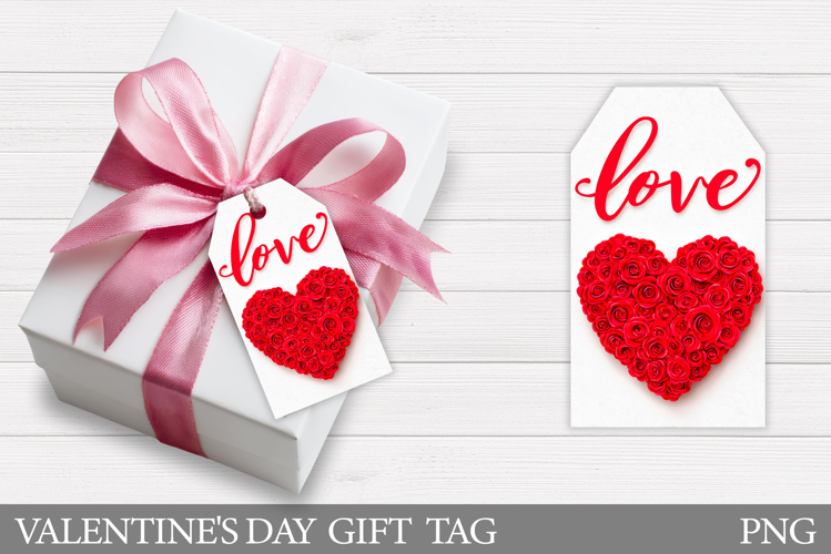 Valentines Gift Tag Design. Love Gift Tag Printable