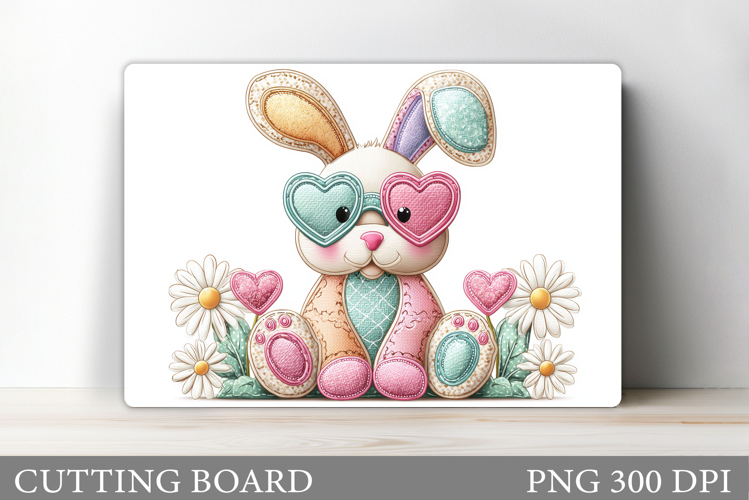 Cute Bunny Cutting Board. Bunny Sublimation