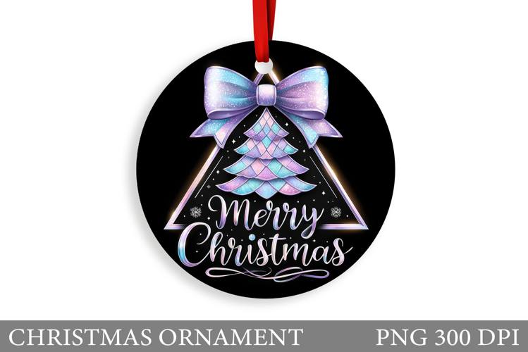 Christmas Tree Christmas Ornament. Christmas Sublimation