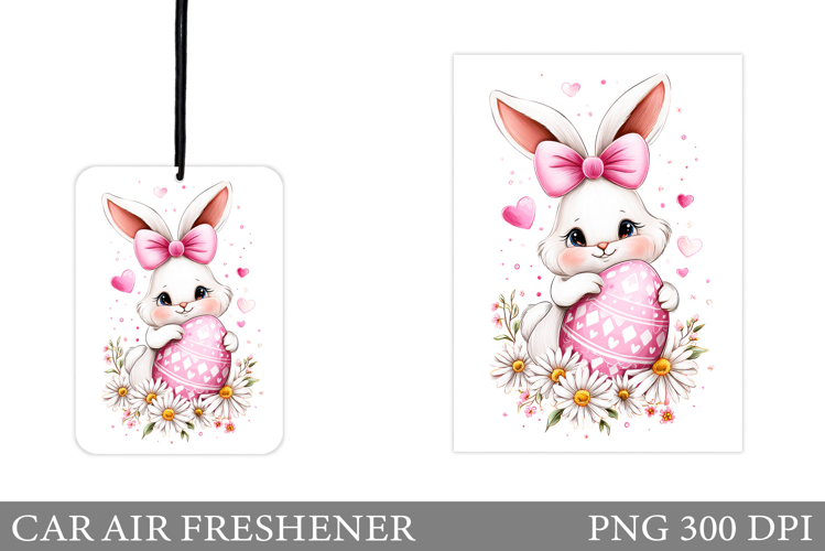 Easter Bunny Car Air Freshener. Easter Car Air Freshener