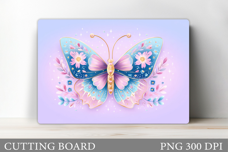 Butterfly Cutting Board Design. Butterfly Sublimation