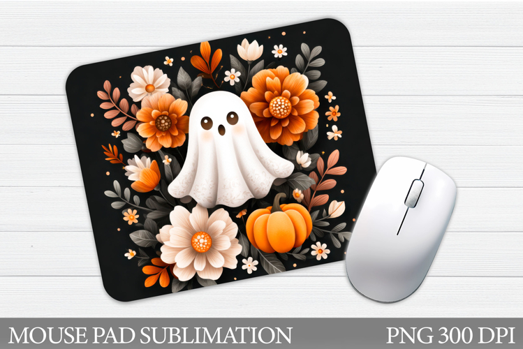Halloween Ghost Mouse Pad. Halloween Mouse Pad Sublimation