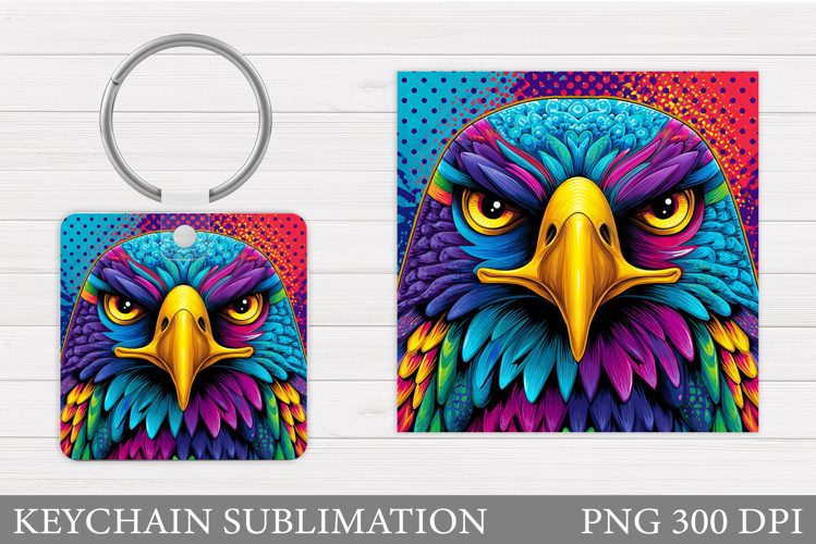 Eagle Keychain Design. Eagle Sublimation
