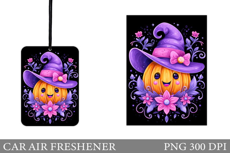 Pumpkin Car Air Freshener. Halloween Car Air Freshener