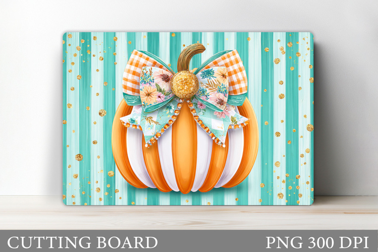 Pumpkin Cutting Board Design. Pumpkin Sublimation