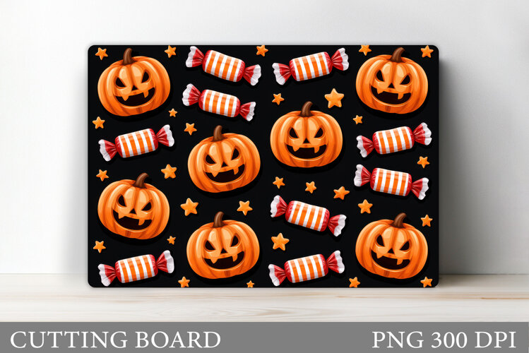 Halloween Cutting Board Design. Halloween Sublimation example image 1
