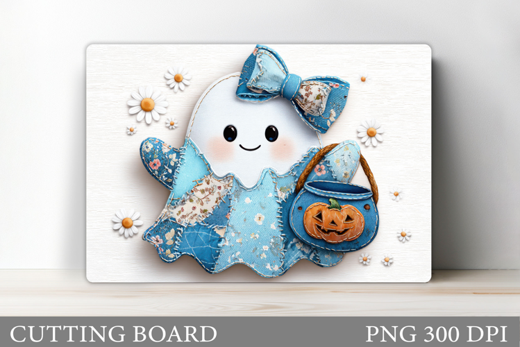 Halloween Ghost Cutting Board. Halloween Cutting Board