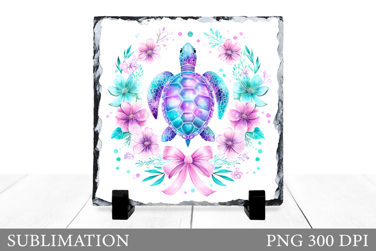 Turtle Sublimation. Turtle Slate Sublimation