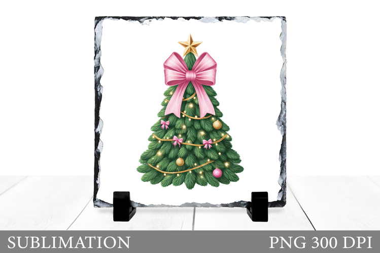 Christmas Tree Sublimation. Christmas Tree Slate Design