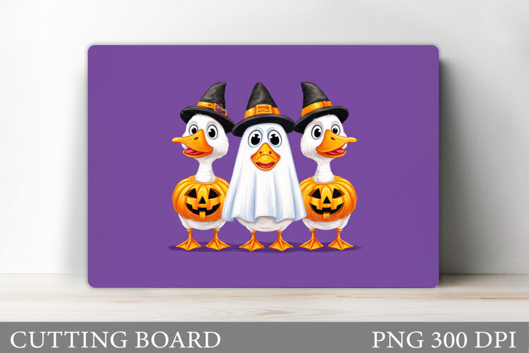 Halloween Goose Cutting Board. Halloween Cutting Board example image 1
