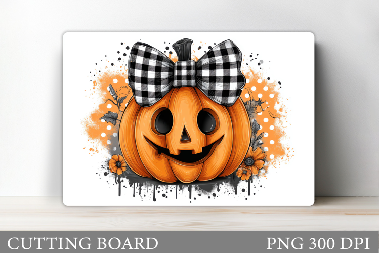 Halloween Pumpkin Cutting Board. Halloween Cutting Board