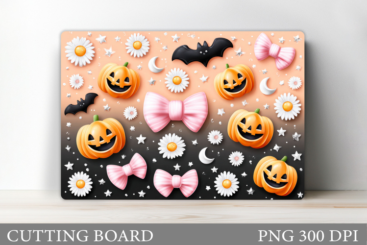 Halloween Cutting Board. Pumpkin Cutting Board Sublimation