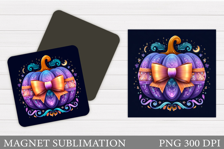 Pumpkin Magnet Design. Pumpkin Sublimation