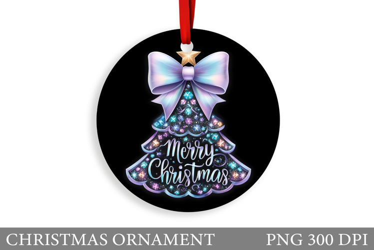 Christmas Tree Christmas Ornament. Christmas Sublimation