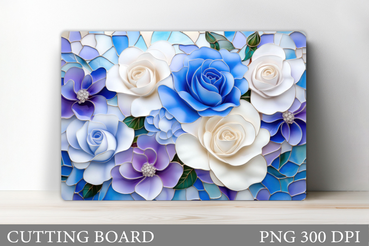 Roses Cutting Board. Flowers Cutting Board Sublimation