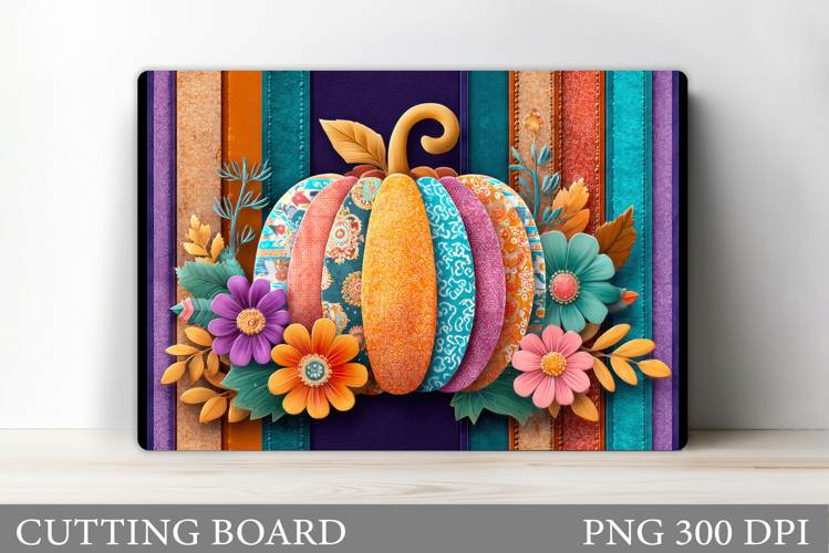 Pumpkin Cutting Board Design. Pumpkin Sublimation