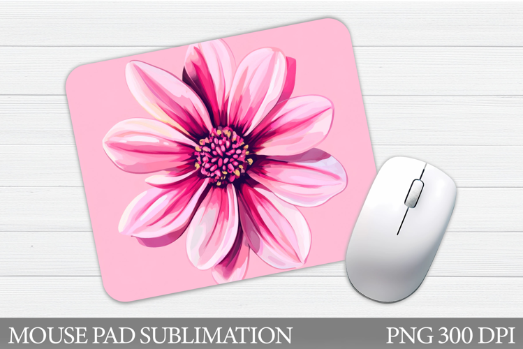 Flowers Mouse Pad Sublimation. Floral Mouse Pad Design