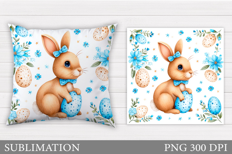 Easter Bunny Sublimation. Easter Bunny Pillow Design