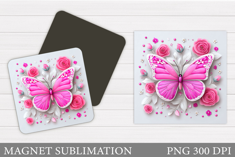 Butterfly Magnet Design. Butterfly Sublimation
