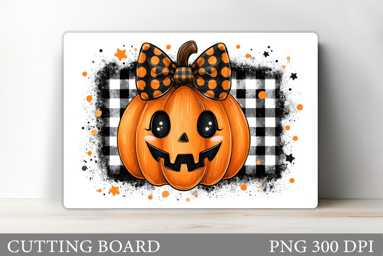 Halloween Pumpkin Cutting Board. Halloween Cutting Board