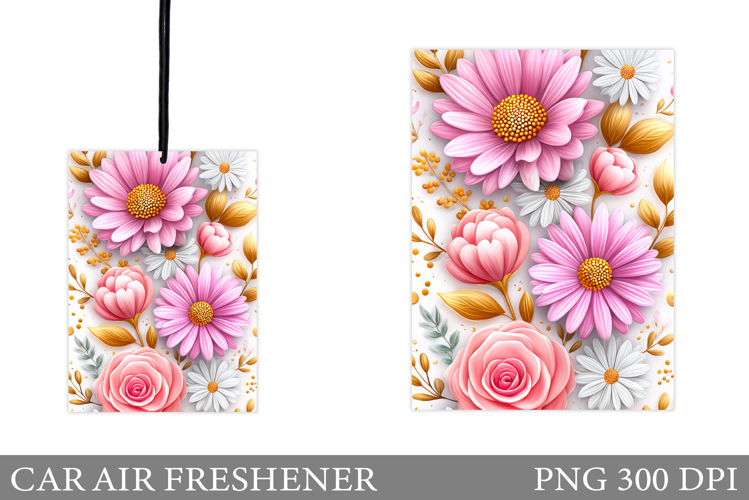 Flowers Flowers Car Air Freshener. Summer Car Air Freshener