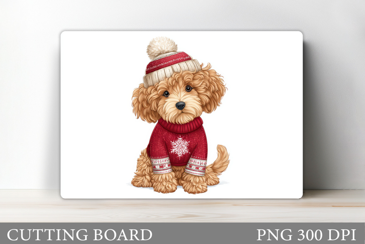Christmas Dog Cutting Board. Christmas Cutting Board Design