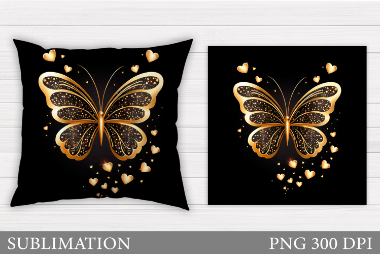 Butterfly Pillow Design. Butterfly Sublimation