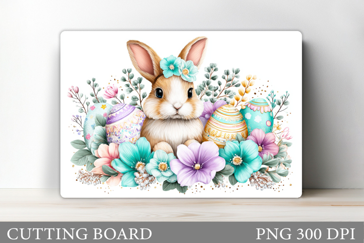 Easter Bunny Cutting Board. Easter Cutting Board Sublimation