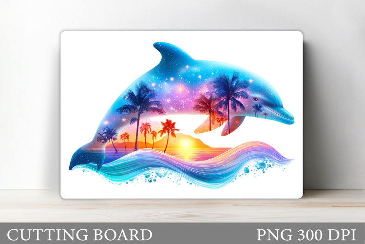 Dolphin Cutting Board Design. Dolphin Sublimation