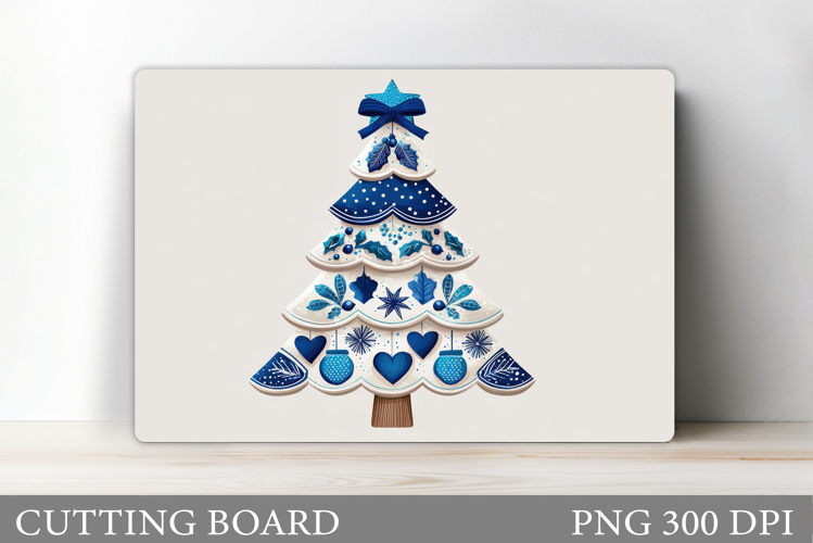 Christmas Tree Cutting Board. Kitchen Cutting Board Design